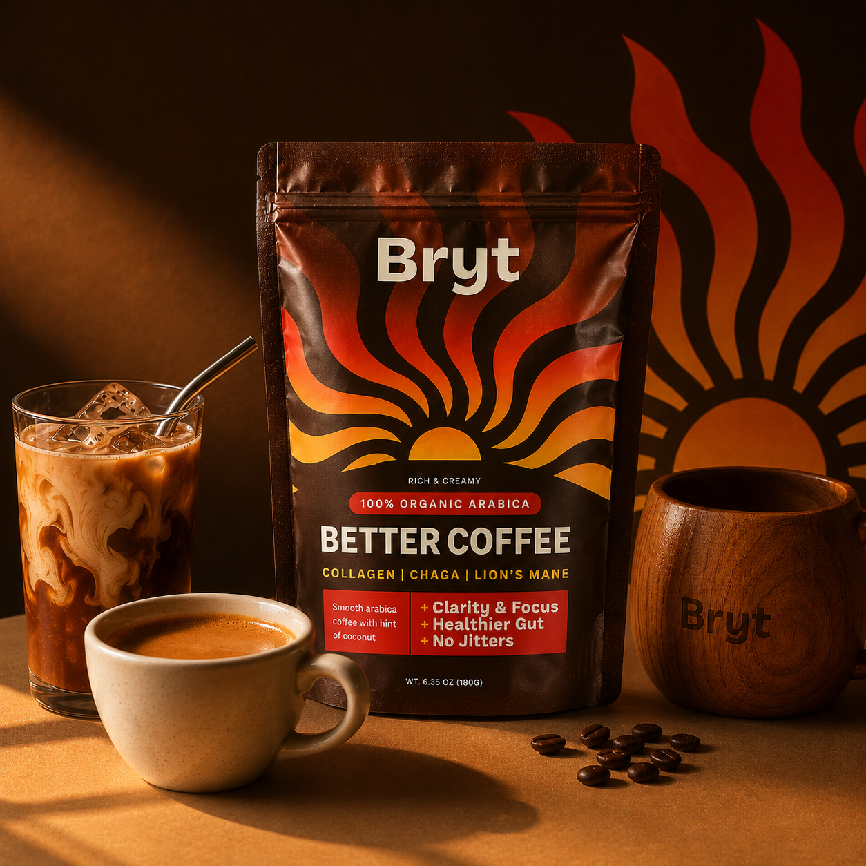 What is Bryt Better Coffee mushroom coffee